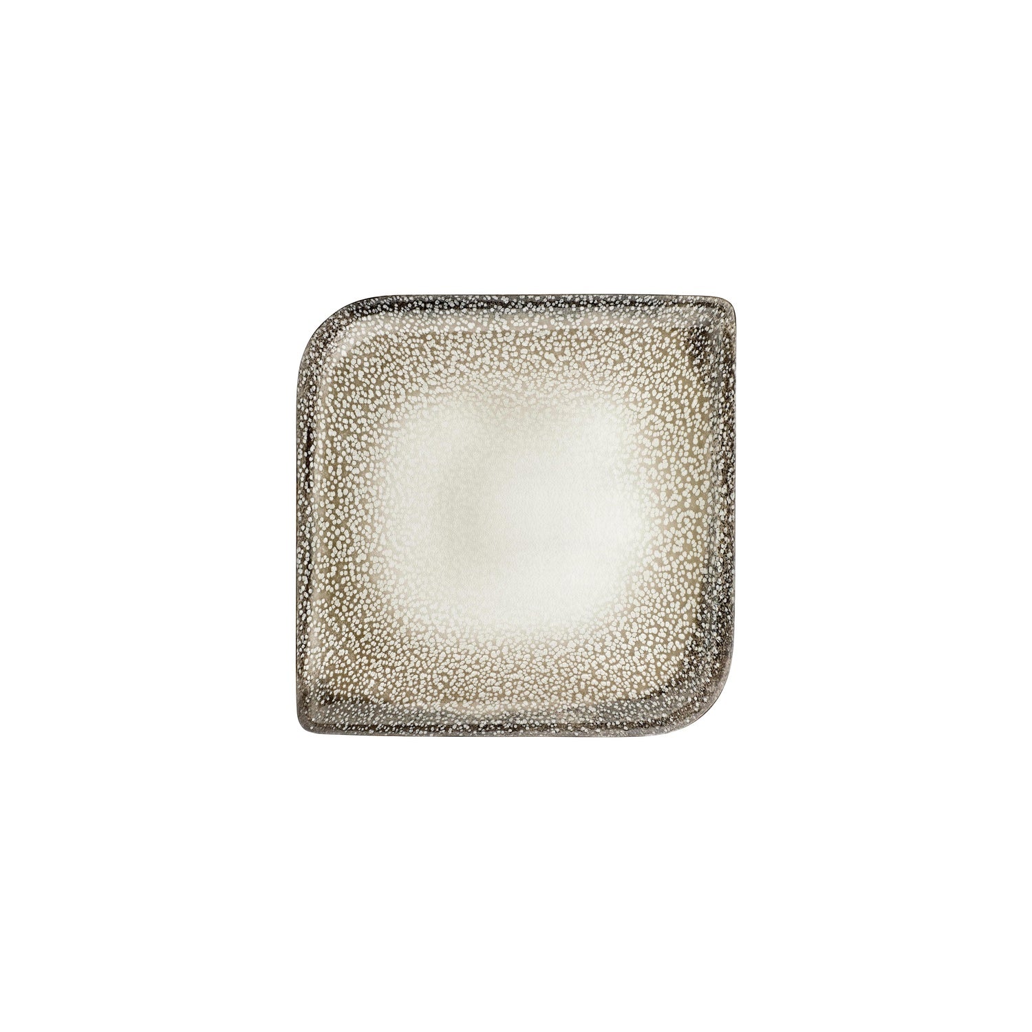 Spazio 8.75" x 8.75" Square Decorated Vitrified Plate (Set of 6)