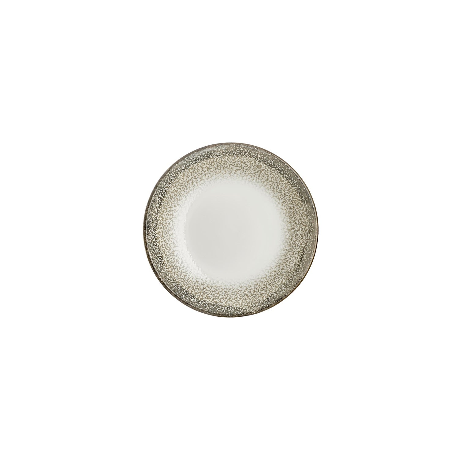 Spazio dia.8.25" h:1.25" 27 oz. Round Decorated Vitrified Deep Plate (Set of 6)
