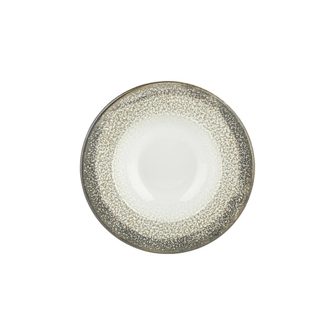 Spazio dia.11" h:2.25" 16 oz. Round Decorated Vitrified Deep Plate (Set of 6)