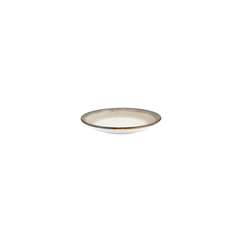 Spazio dia.5" h:1" 5 oz. Round Decorated Vitrified Deep Plate (Set of 4)