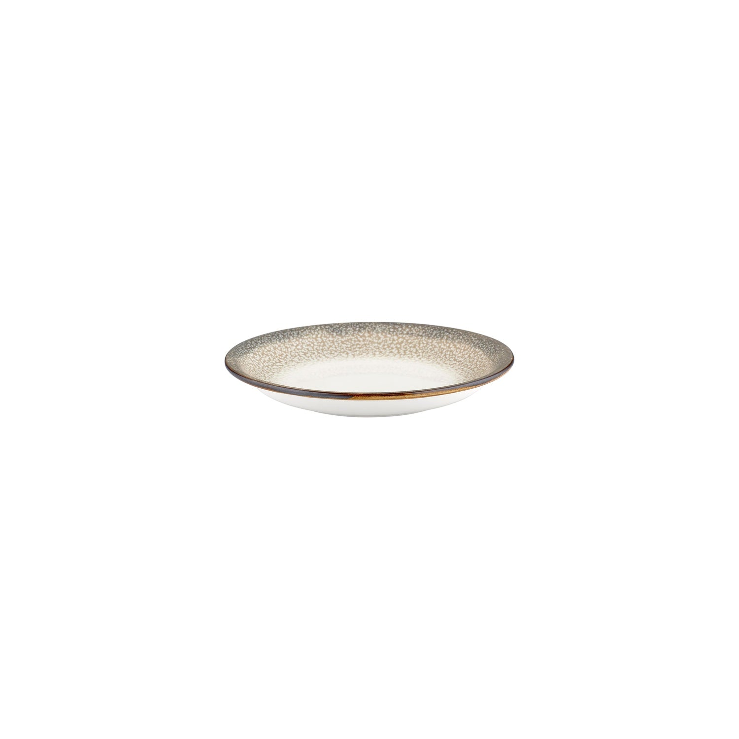 Spazio dia.8.25" h:0" 17 oz. Round Decorated Vitrified Deep Plate (Set of 4)