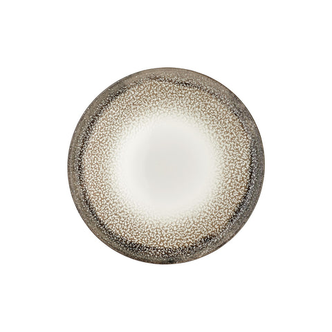 Spazio dia.12.5" x 12.5" Round Decorated Vitrified Pizza Plate (Set of 6)