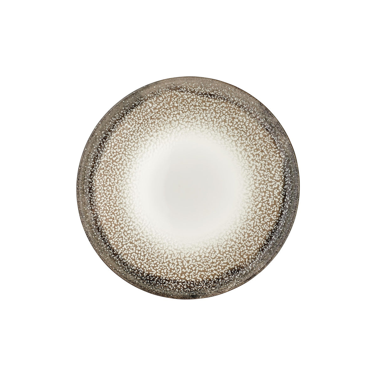 Spazio dia.12.5" x 12.5" Round Decorated Vitrified Pizza Plate (Set of 6)
