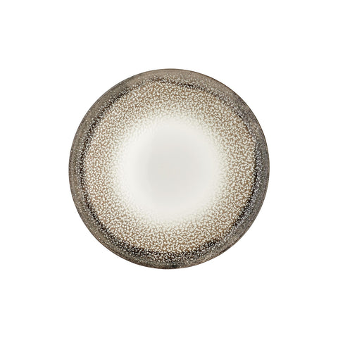 Spazio dia.12.5" x 12.5" Round Decorated Vitrified Pizza Plate (Set of 6)