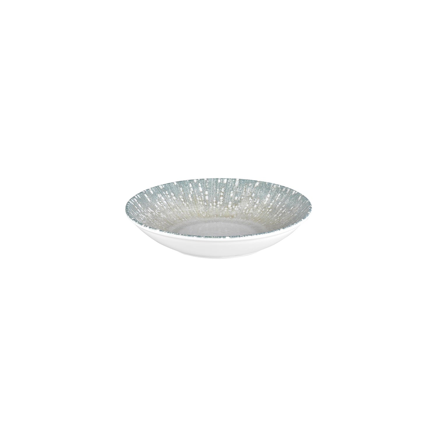 Vista dia.9" h:1.75" 34 oz. Round Blue Vitrified Deep Plate (Set of 6)