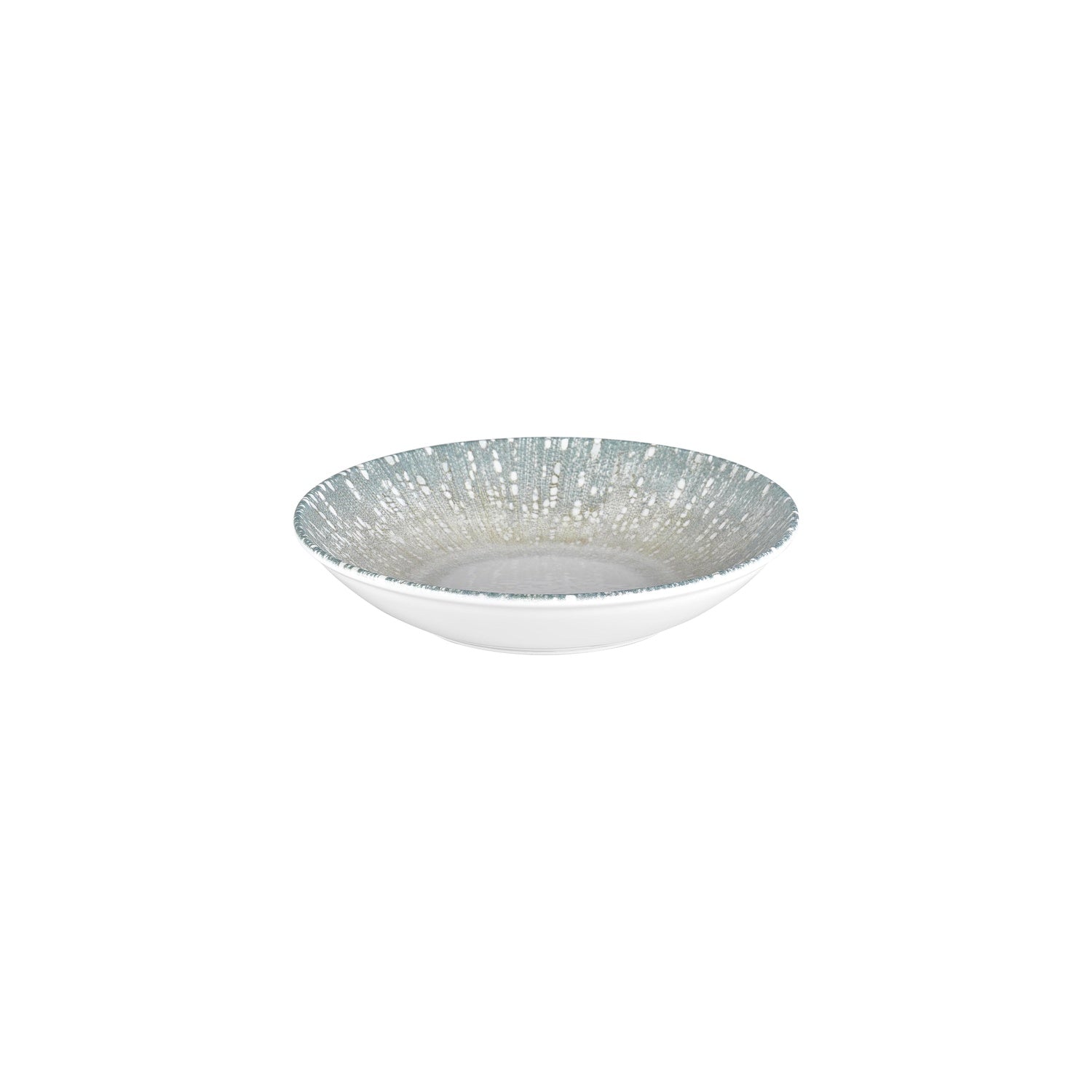 Vista dia.9.75" h:2" 44 oz. Round Blue Vitrified Deep Plate (Set of 6)