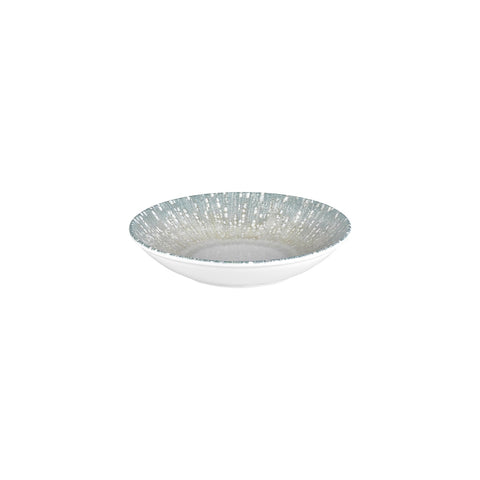 Vista dia.9.75" h:2" 44 oz. Round Blue Vitrified Deep Plate (Set of 6)