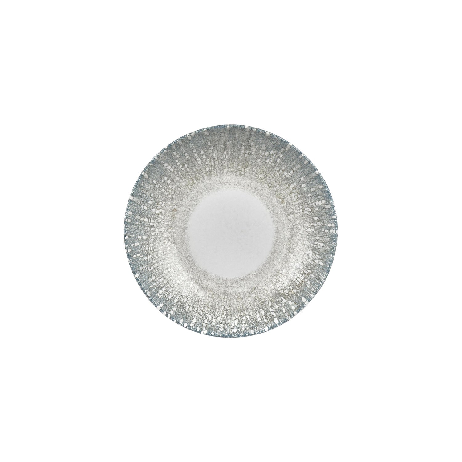 Vista dia.9.75" h:2" 44 oz. Round Blue Vitrified Deep Plate (Set of 6)
