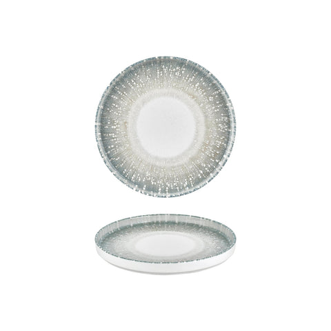 Vista dia.9" Round Green Vitrified Plate (Set of 6)