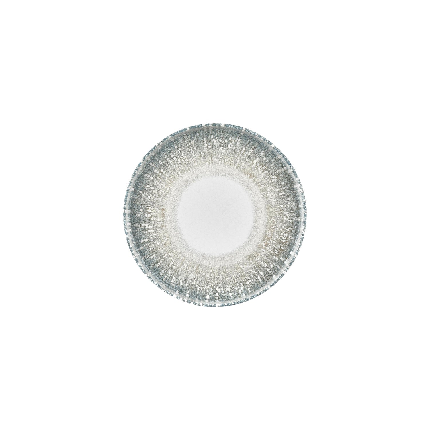 Vista dia.9" Round Green Vitrified Plate (Set of 6)
