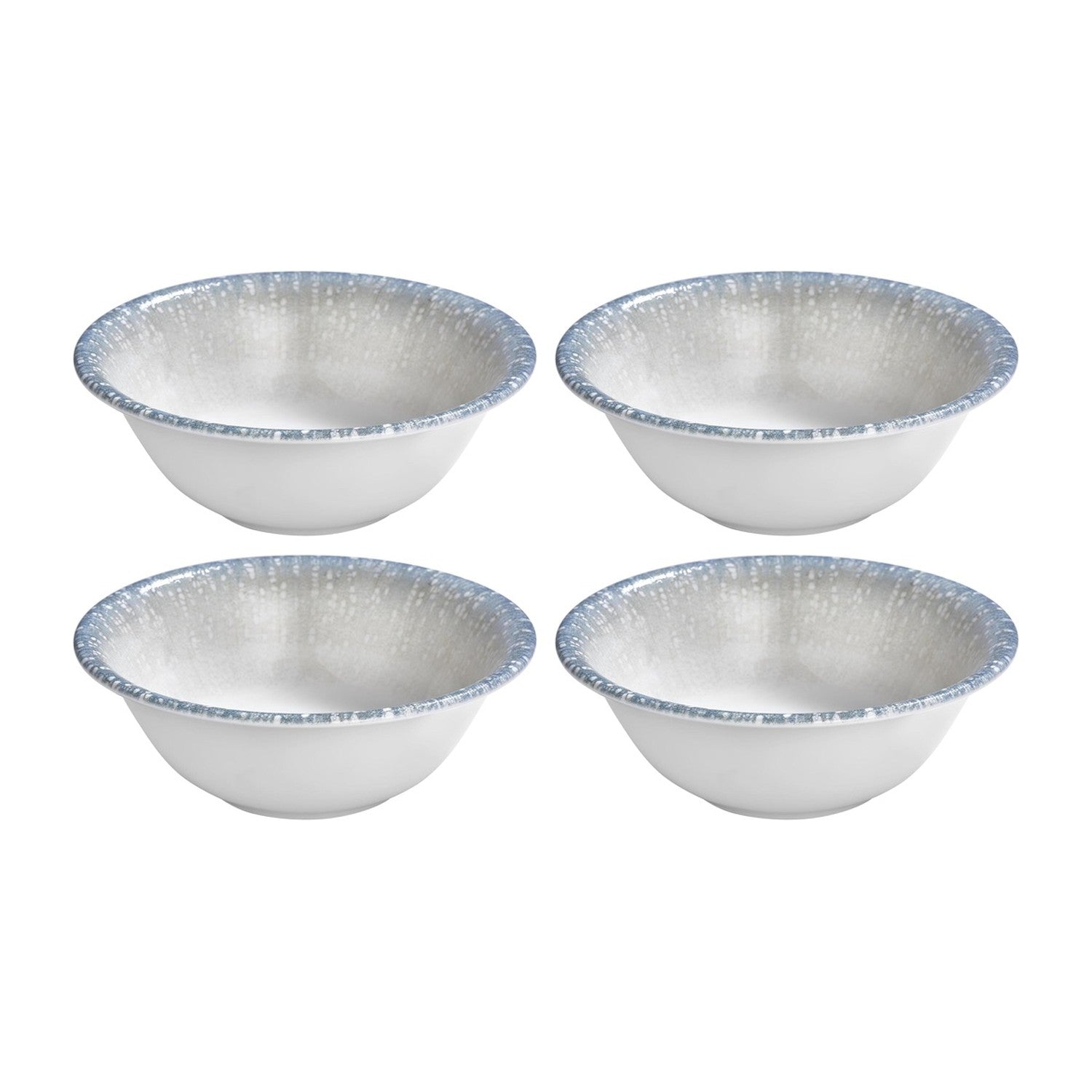 Vista dia.6.25" h:2.25" 17 oz. Round Blue Vitrified Bowl (Set of 4)