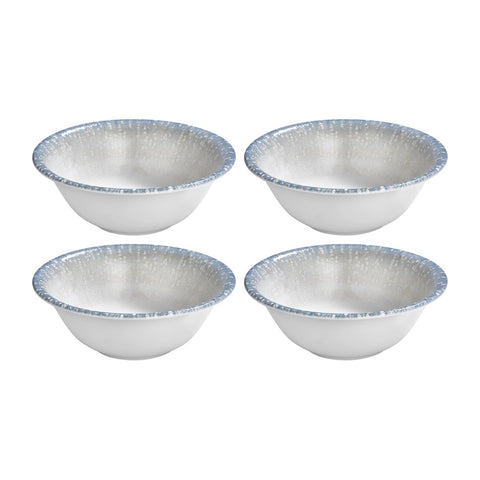 Vista dia.6.25" h:2.25" 17 oz. Round Blue Vitrified Bowl (Set of 4)