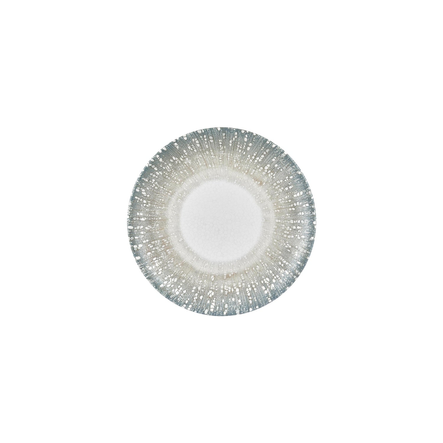 Vista dia.9" Round Green Vitrified Plate (Set of 4)