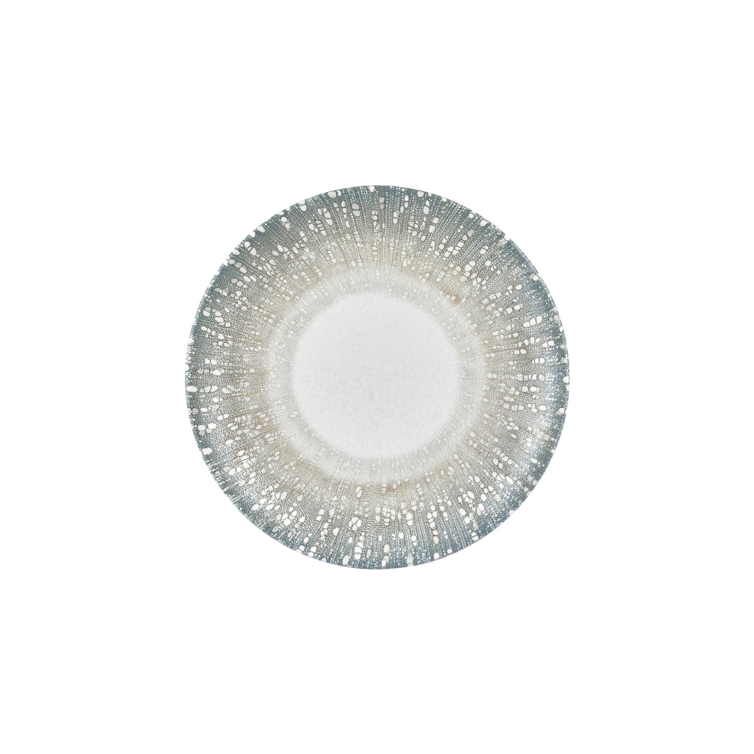 Vista dia.10.75" Round Green Vitrified Plate (Set of 4)