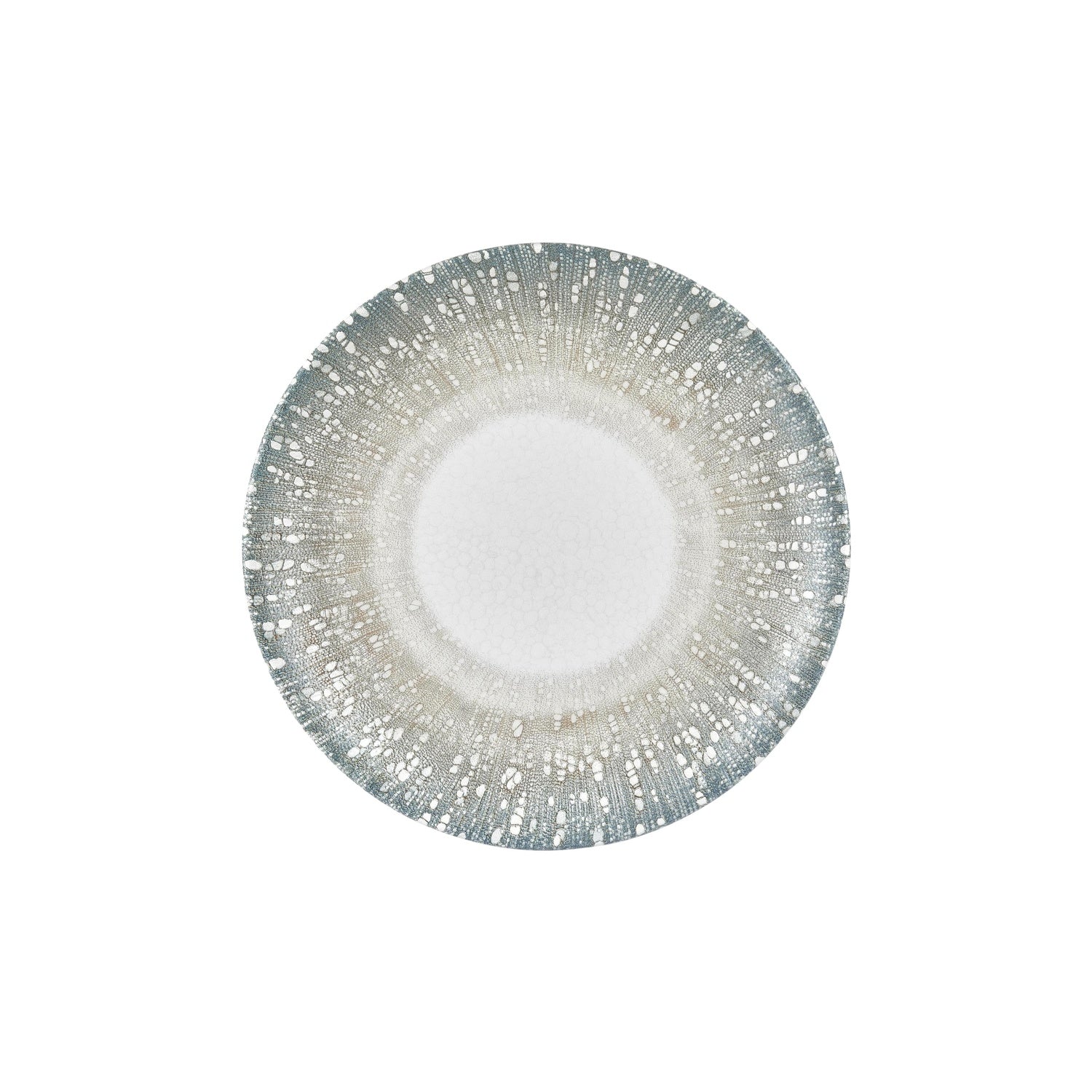 Vista dia.11.75" Round Green Vitrified Plate (Set of 6)