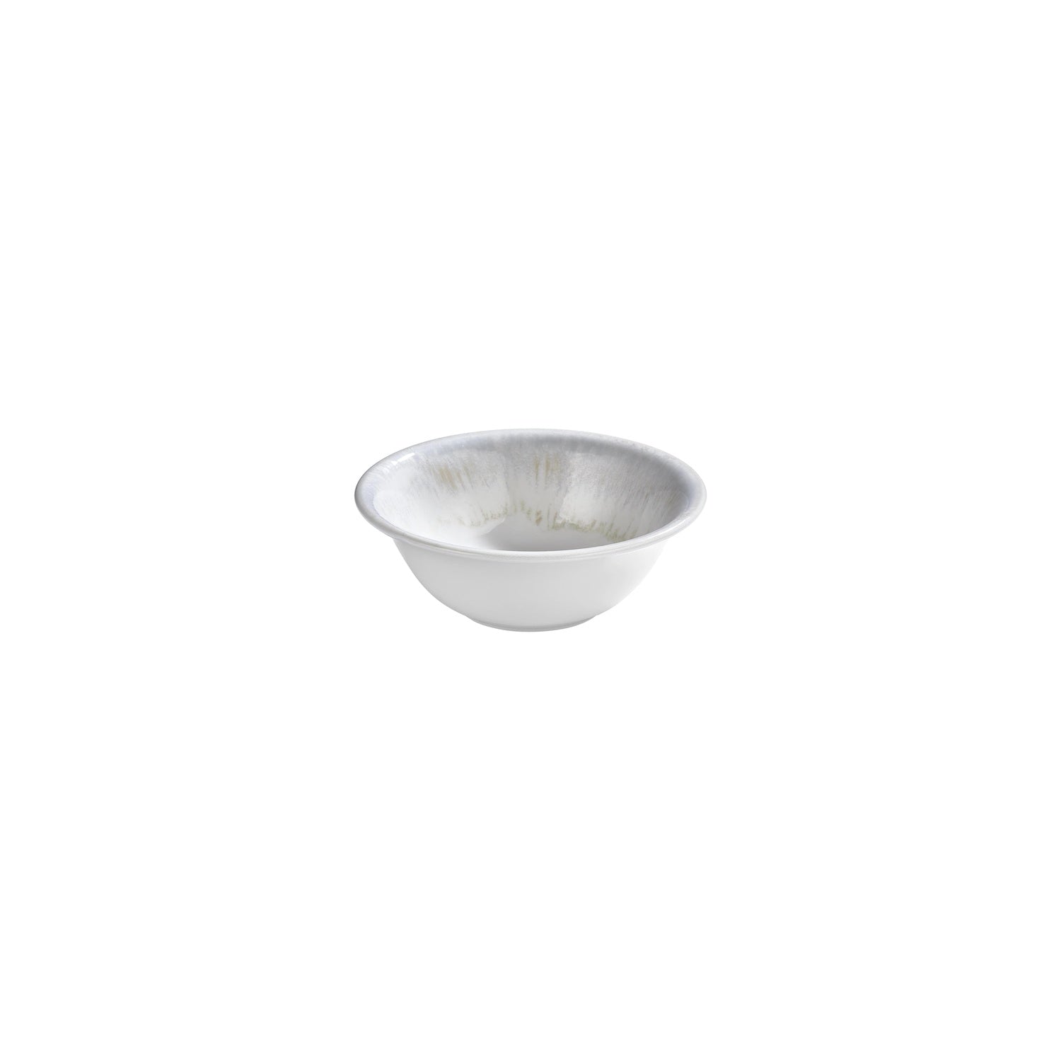 Wave dia.6.25" h:2.25" 17 oz. Round Blue Vitrified Bowl (Set of 4)