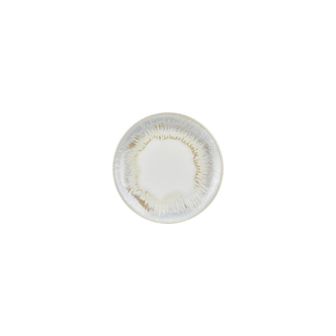 Wave dia.6.75" Round Blue Vitrified Plate (Set of 4)