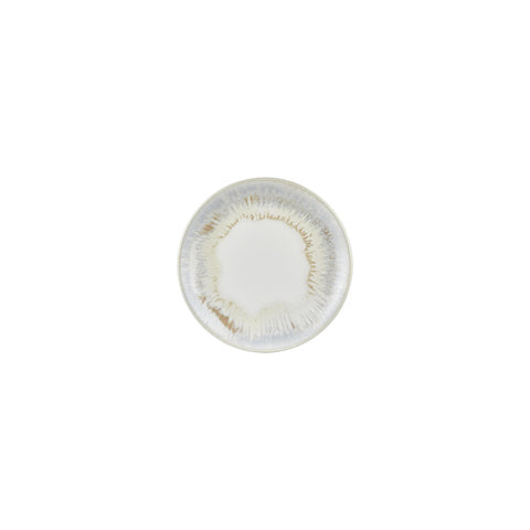 Wave dia.6.75" Round Blue Vitrified Plate (Set of 4)