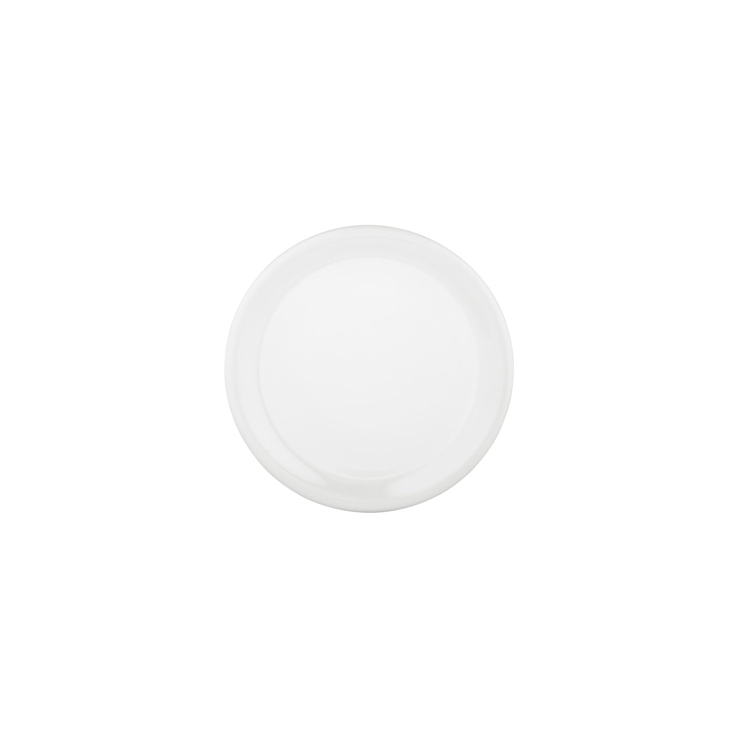 Gourmet dia.8.25" Round Warm White Vitrified Plate (Set of 12)