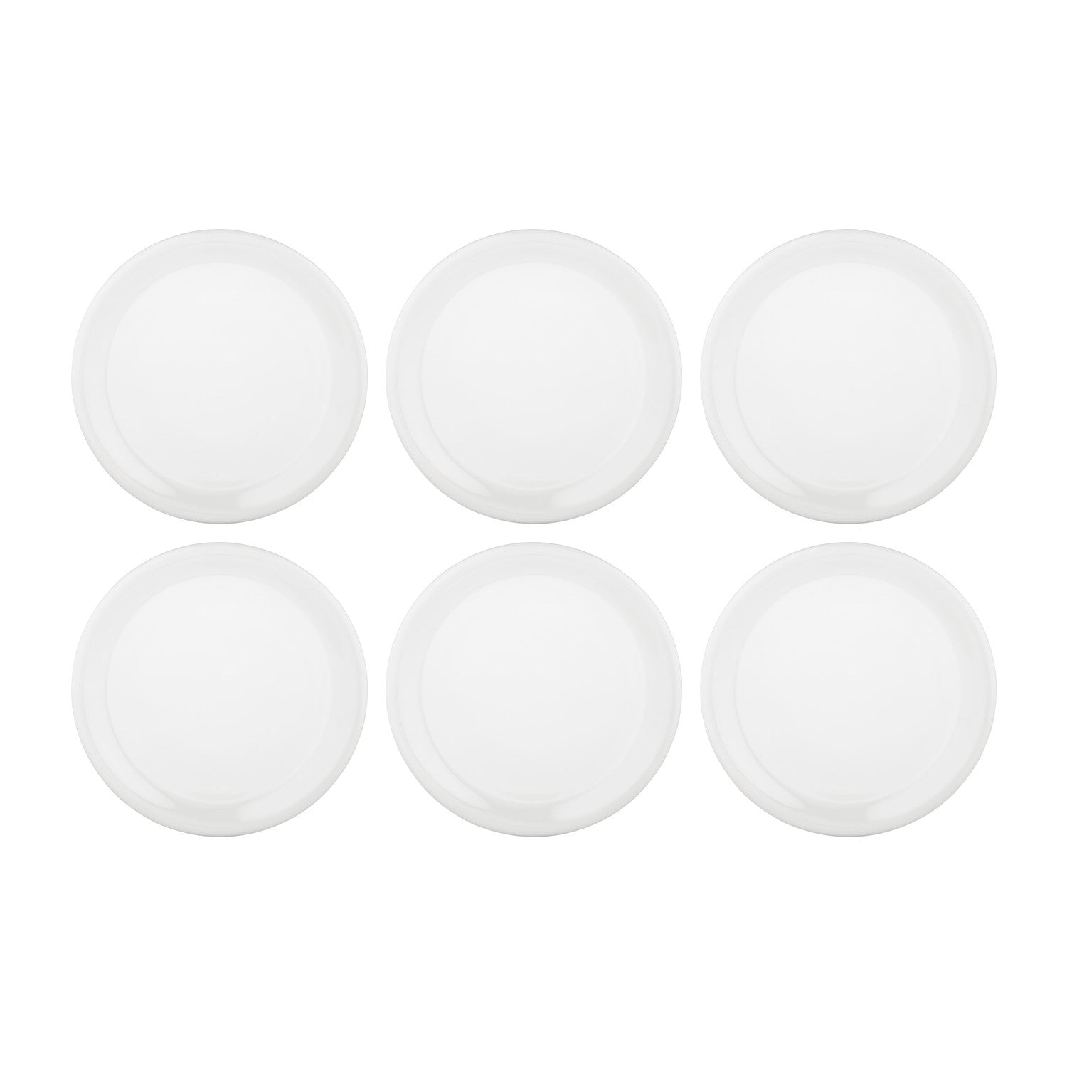 Gourmet dia.11.75" Round Warm White Vitrified Plate (Set of 6)