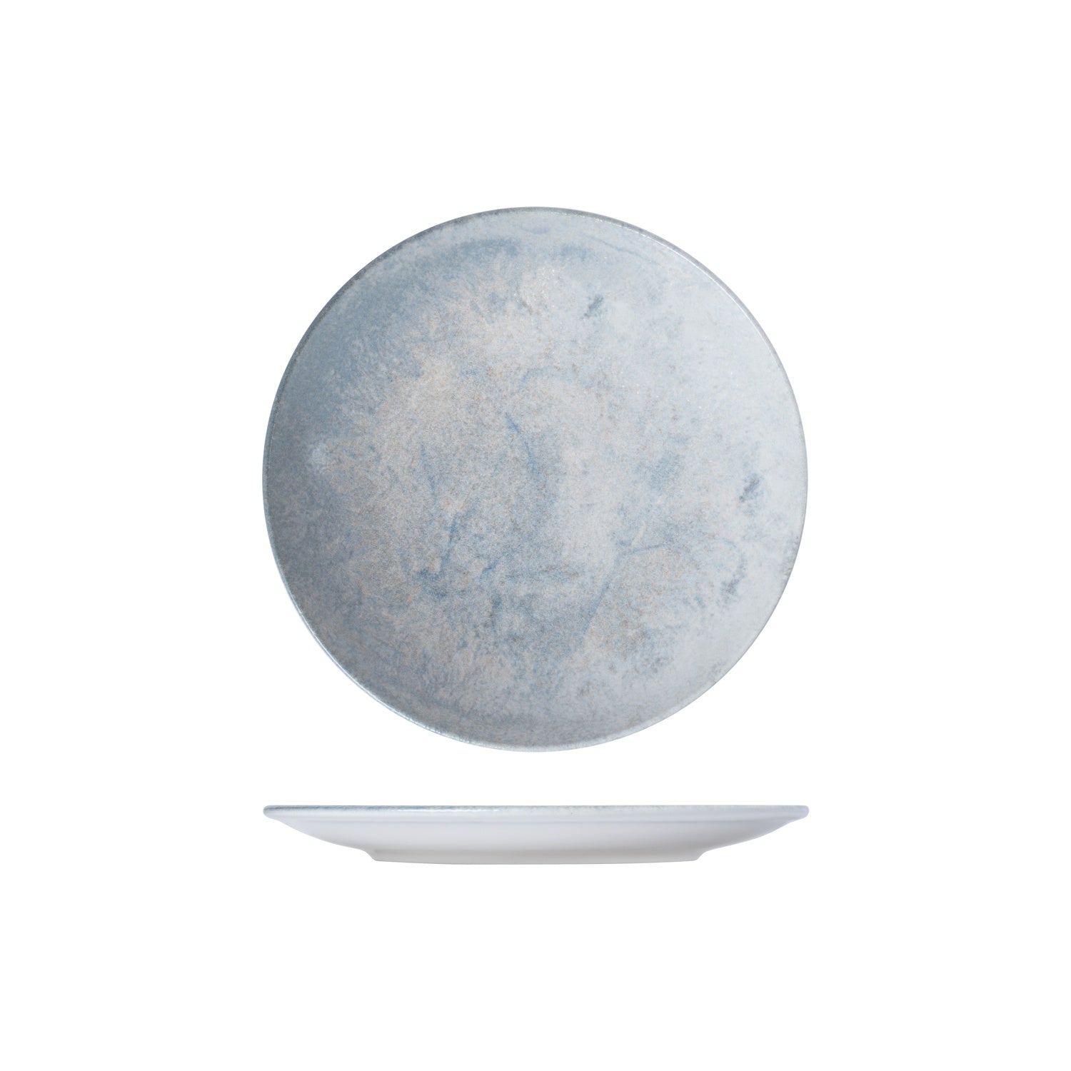 Artemis dia.10.5" Round Decorated Vitrified Plate (Set of 4)