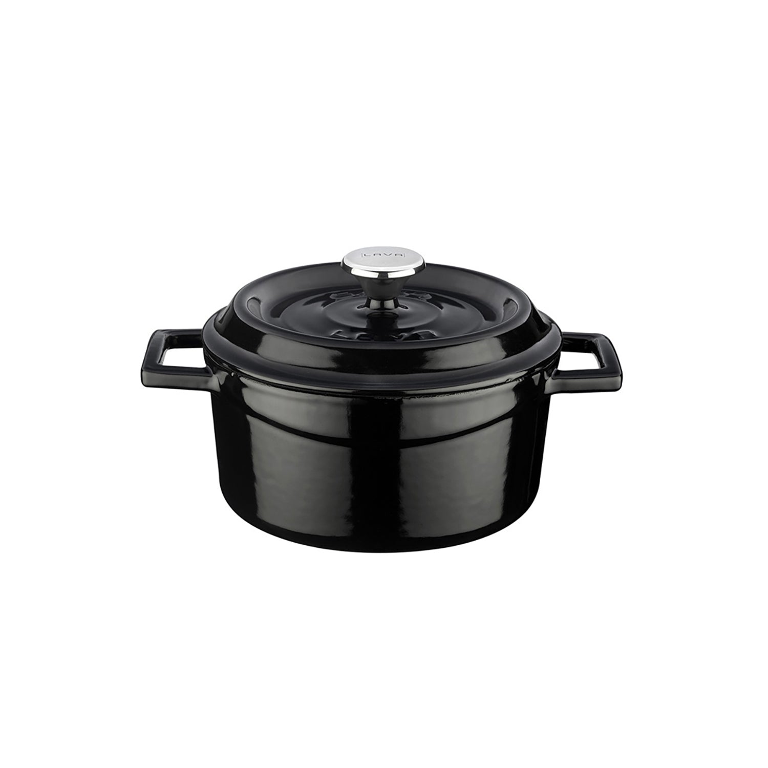 Round Black Dutch Oven dia.5.5" h:2" 26 oz