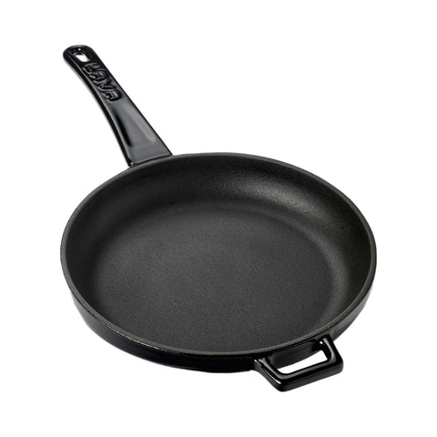Turgla Cast Iron dia.7.75" h:1" Round Black Cast Iron Pan