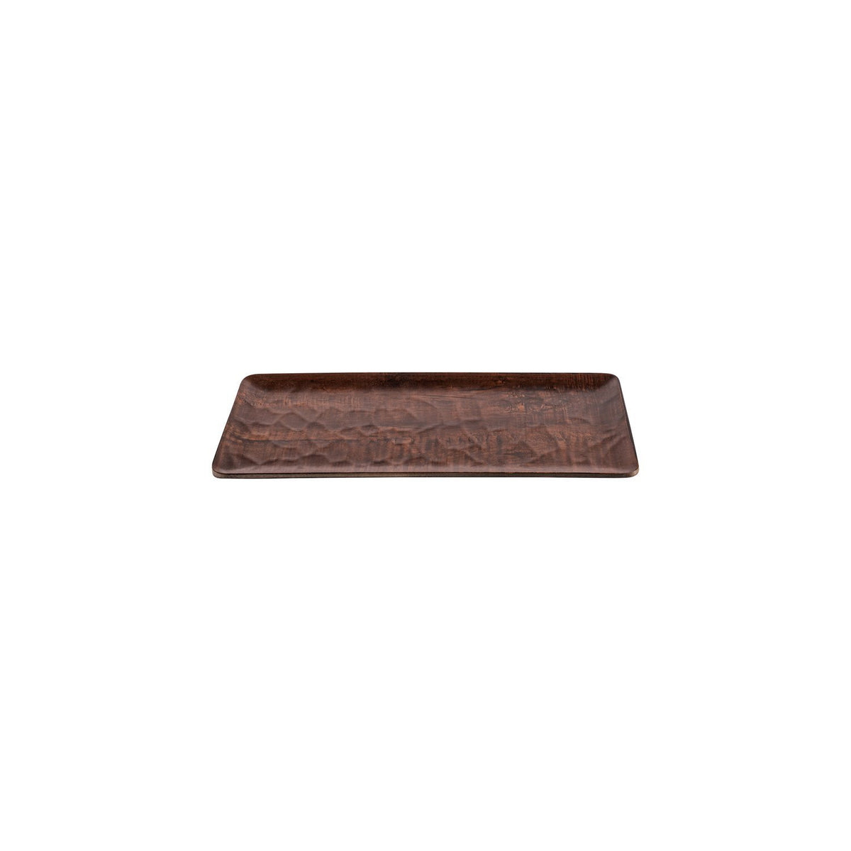 Turgla EcoGrain 12.75" x 7" Rectangular Brown Composite Plate (1 each)