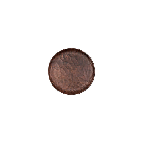 Turgla EcoGrain dia.8.25" Round Brown Composite Plate (Set of 4)