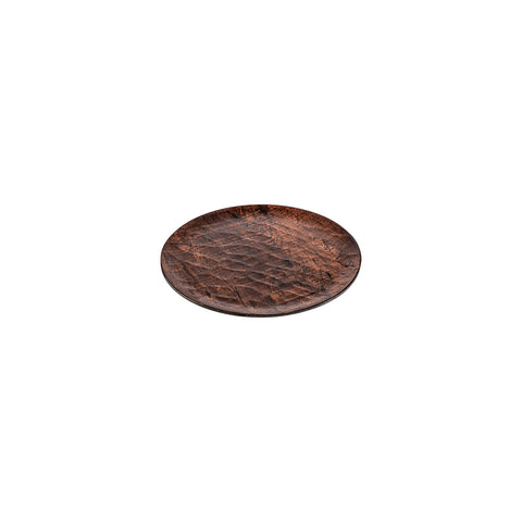 Round Brown Composite Platedia.9.75" (Set of 2)