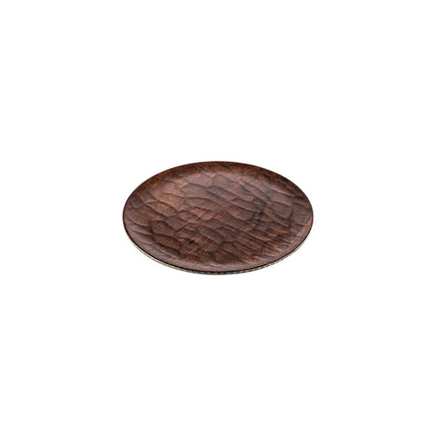 Turgla EcoGrain dia.11" Round Brown Composite Plate (Set of 2)
