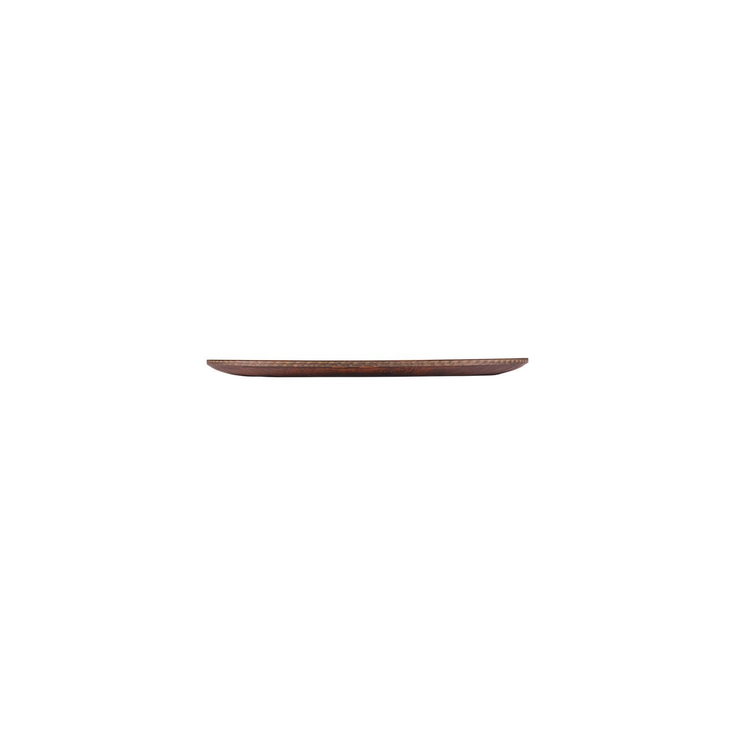 Turgla EcoGrain dia.11" Round Brown Composite Plate (Set of 2)