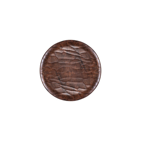 Turgla EcoGrain dia.11" Round Brown Composite Plate (Set of 2)