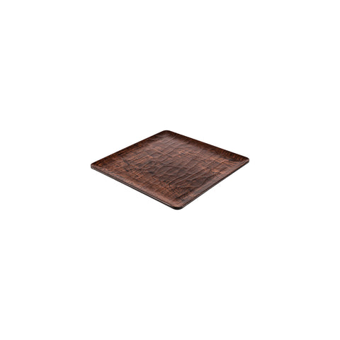Square Brown Composite Plate8.75" x 8.75" (Set of 4)