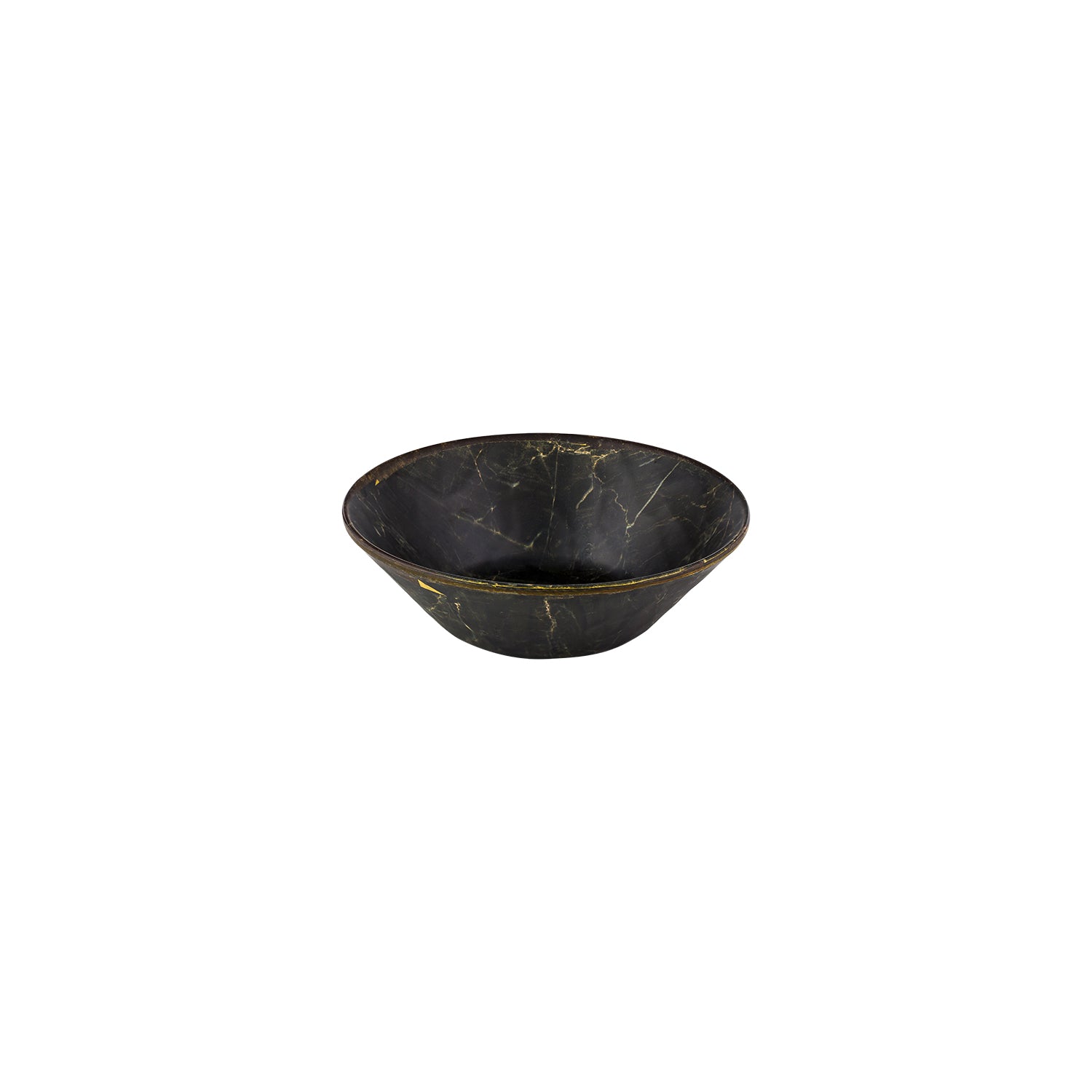 Turgla EcoGrain dia.6" h:2.25" 17 oz. Round Black Composite Bowl (Set of 4)