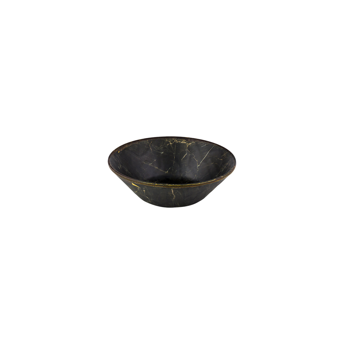 Turgla EcoGrain dia.6" h:2.25" 17 oz. Round Black Composite Bowl (Set of 4)