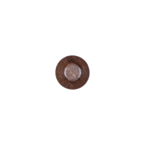 Round Brown Composite Bowldia.6" h:2.25" 17 oz. (Set of 4)