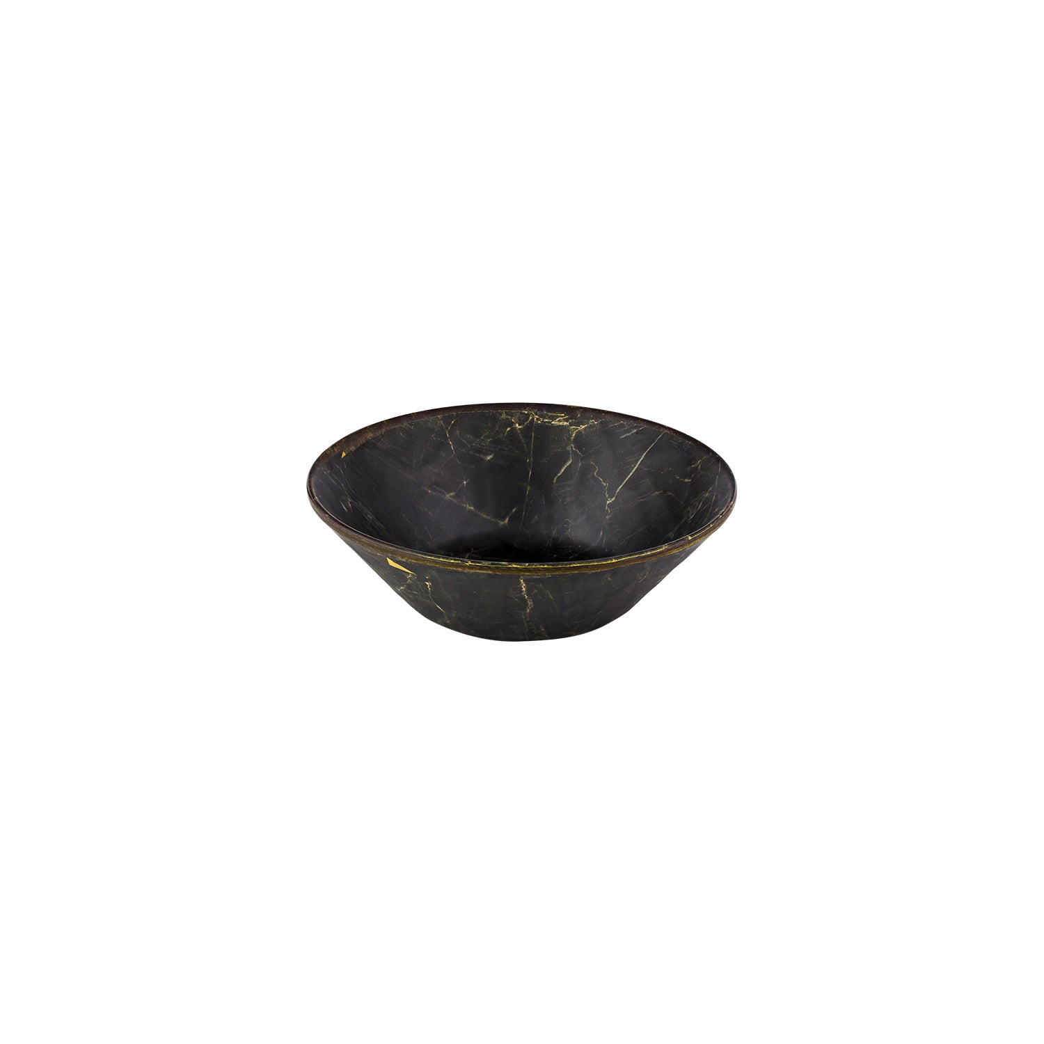 Turgla EcoGrain dia.7.5" h:2.25" 32 oz. Round Black Composite Bowl (Set of 4)