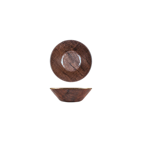 Round Brown Composite Bowldia.7.5" h:2.25" 32 oz. (Set of 2)