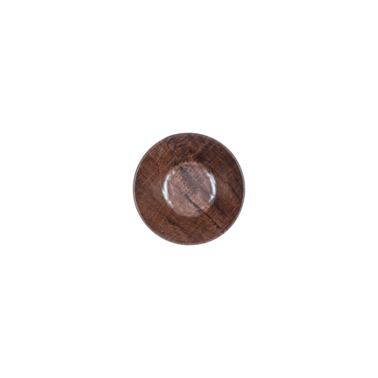 Round Brown Composite Bowldia.7.5" h:2.25" 32 oz. (Set of 2)