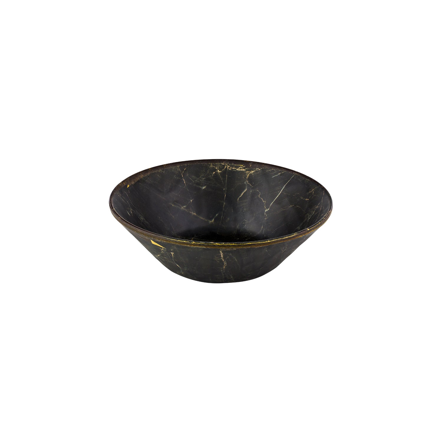 Turgla EcoGrain dia.10.5" h:3" 2.35 qt. Round Black Composite Bowl (1 each)