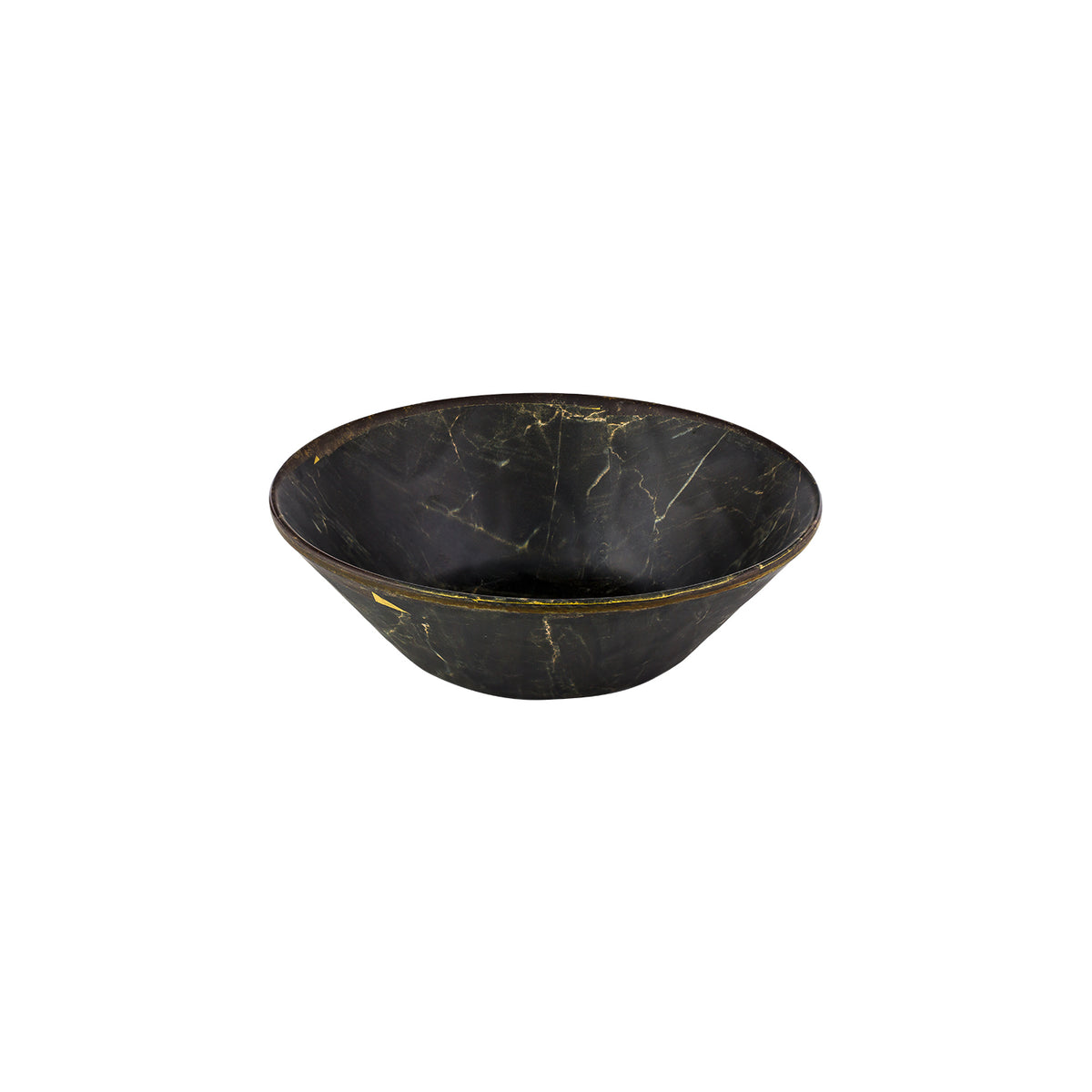 Turgla EcoGrain dia.10.5" h:3" 2.35 qt. Round Black Composite Bowl (1 each)