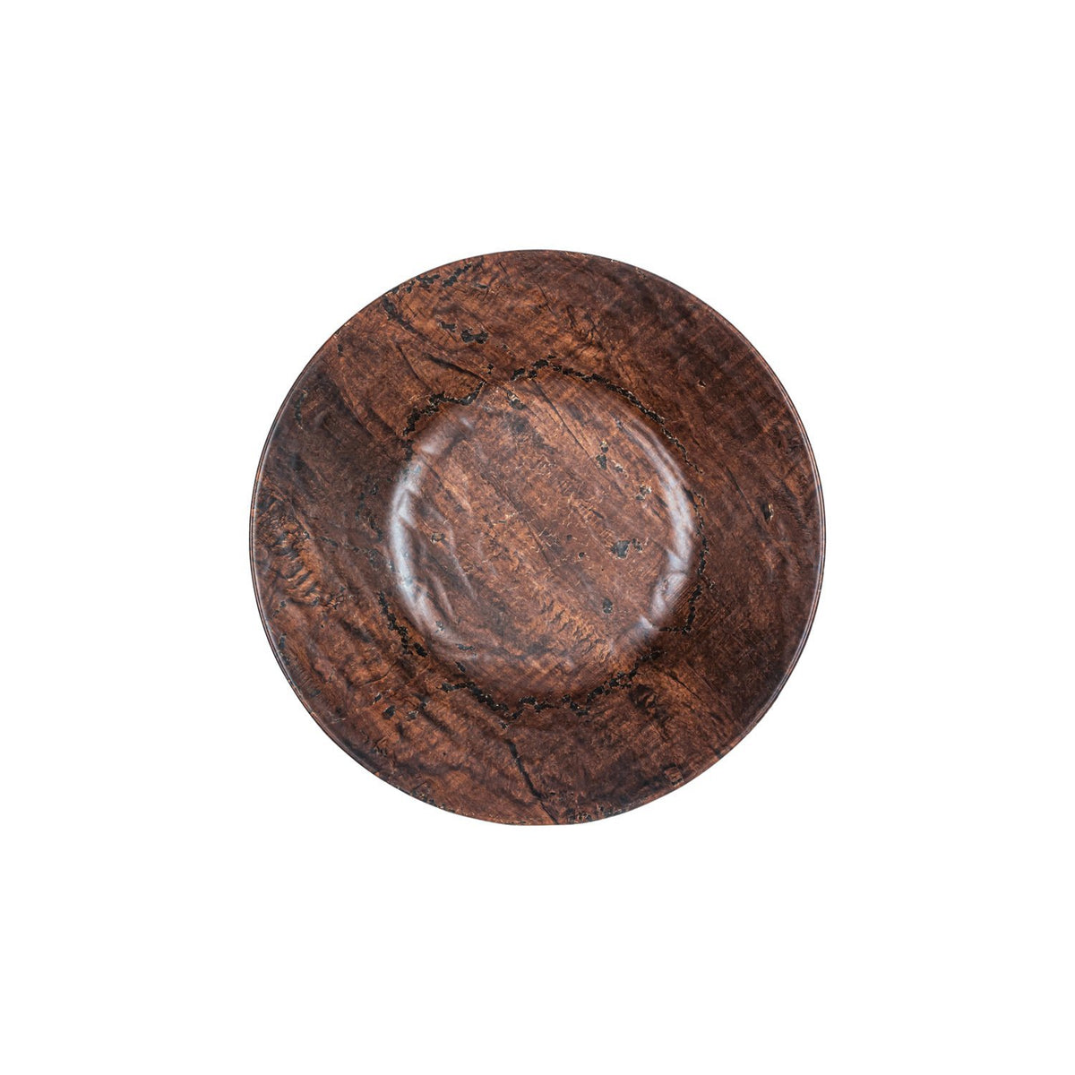 Turgla EcoGrain dia.13.5" h:3.25" 4.46 qt. Round Brown Composite Bowl (1 each)