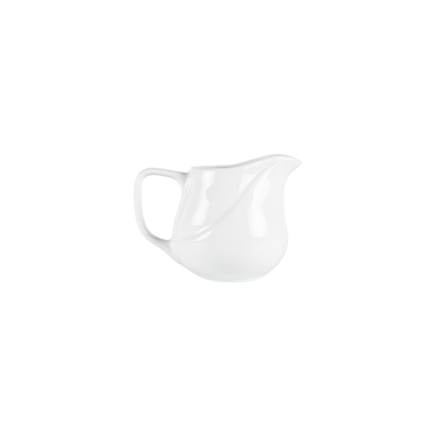 X-tanbul dia.5" h:3.75" Round White Porcelain Creamer (1 each)