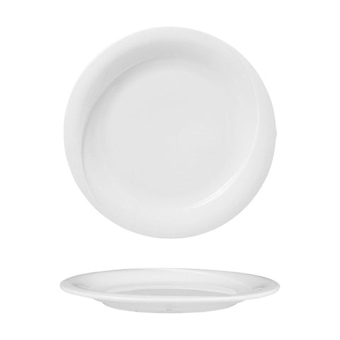 X-tanbul dia.6.75" Round White Porcelain Plate (Set of 4)
