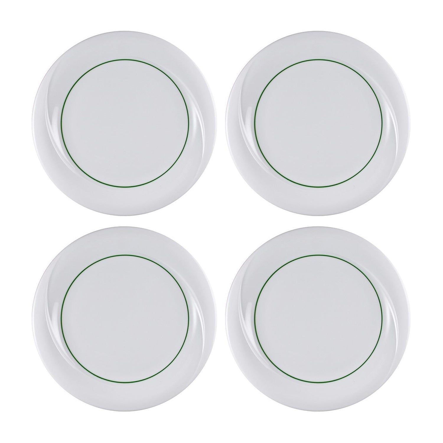 Porcelain X-tanbul dia.9" Round Decorated Porcelain Plate (Set of 4)
