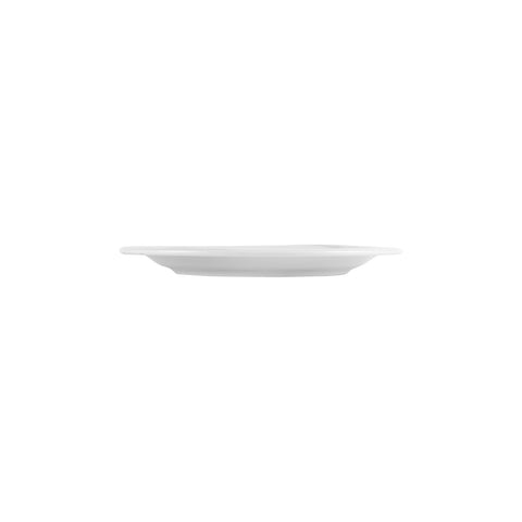 Porcelain X-tanbul dia.9.75" Round White Porcelain Plate (Set of 4)